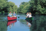 On a canoeing trip in the Mnsterland