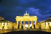 Brandenburg Gate at night DZT, D. Scherf